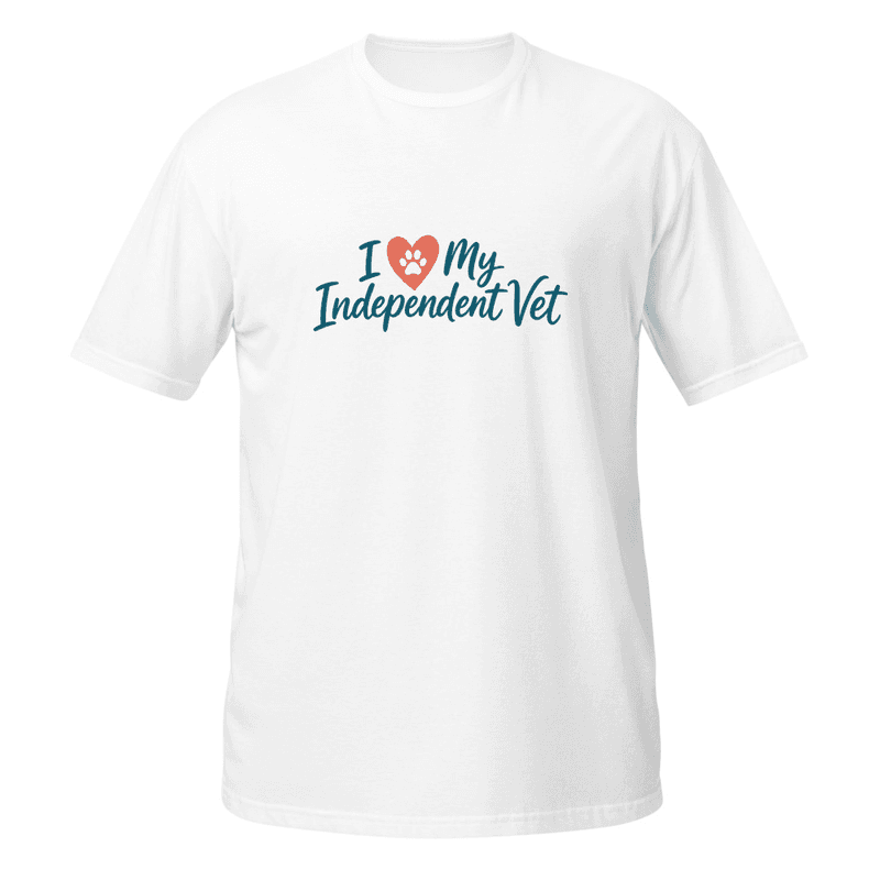 I ♥ My Independent Vet — Unisex Tee
