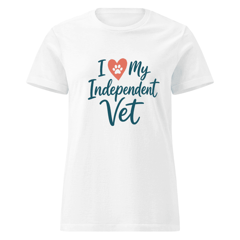 I ♥ My Independent Vet — Women’s Tee
